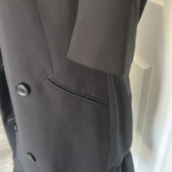 Three Floor Black Dress with Mirror Detail - Picture 6 of 7